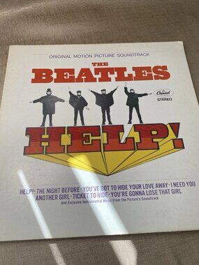 The Beatles HELP LP SMAS-2386 Capitol Canada Stereo Gatefold 1970s Press